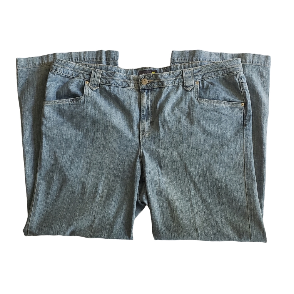 Lane Bryant Venezia Trouser Blue Jeans Plus Size 8 Average (Equiv. to size 28)